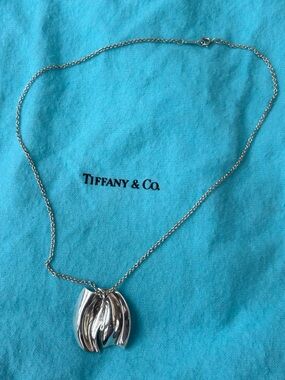 Tiffany & Co. Frank Gehry Sterling Silver “Double Fish” Necklace
